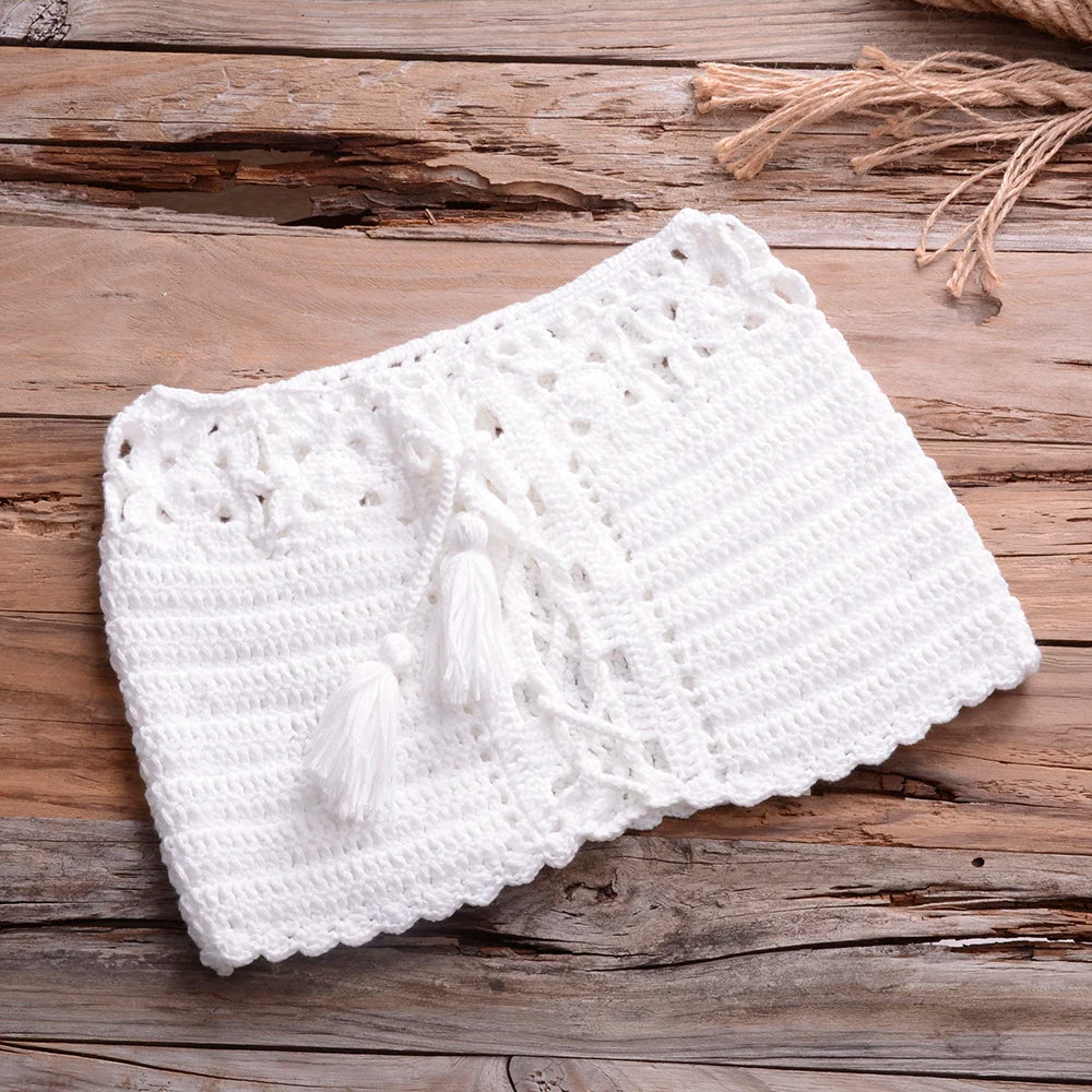 Handmade Crochet Bikini Set | Women's Knitted Swimwear for Summer Beach