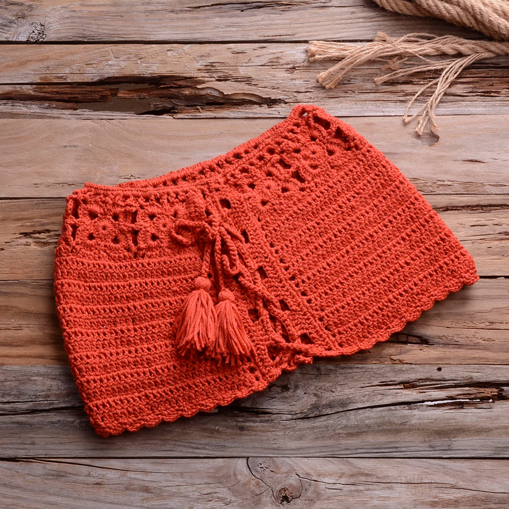 Handmade Crochet Bikini Set | Women's Knitted Swimwear for Summer Beach