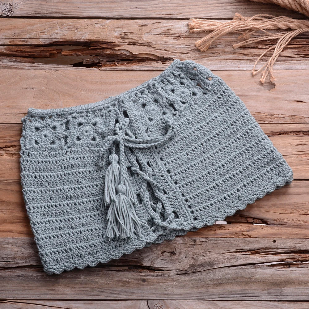 Handmade Crochet Bikini Set | Women's Knitted Swimwear for Summer Beach