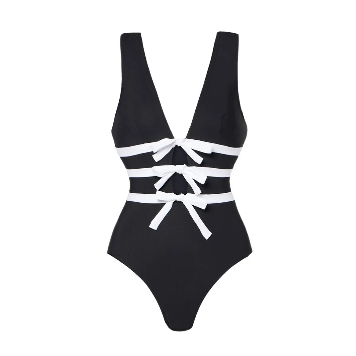 Women's Strapless One-Piece Swimsuit Set | With Shorts Two-Piece Beachwear