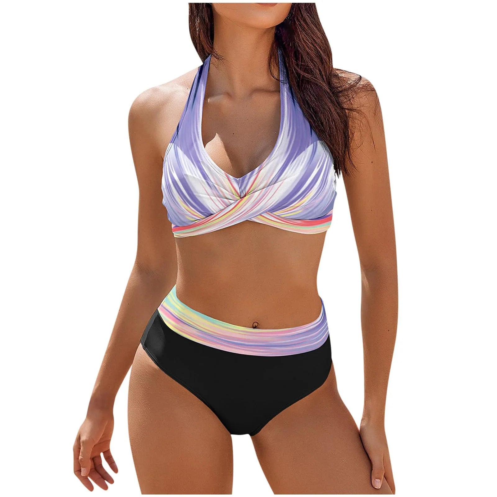 Women's Brazilian 2 Piece Bikini Set - Sexy Push Up Biquini Tanga Swimwear