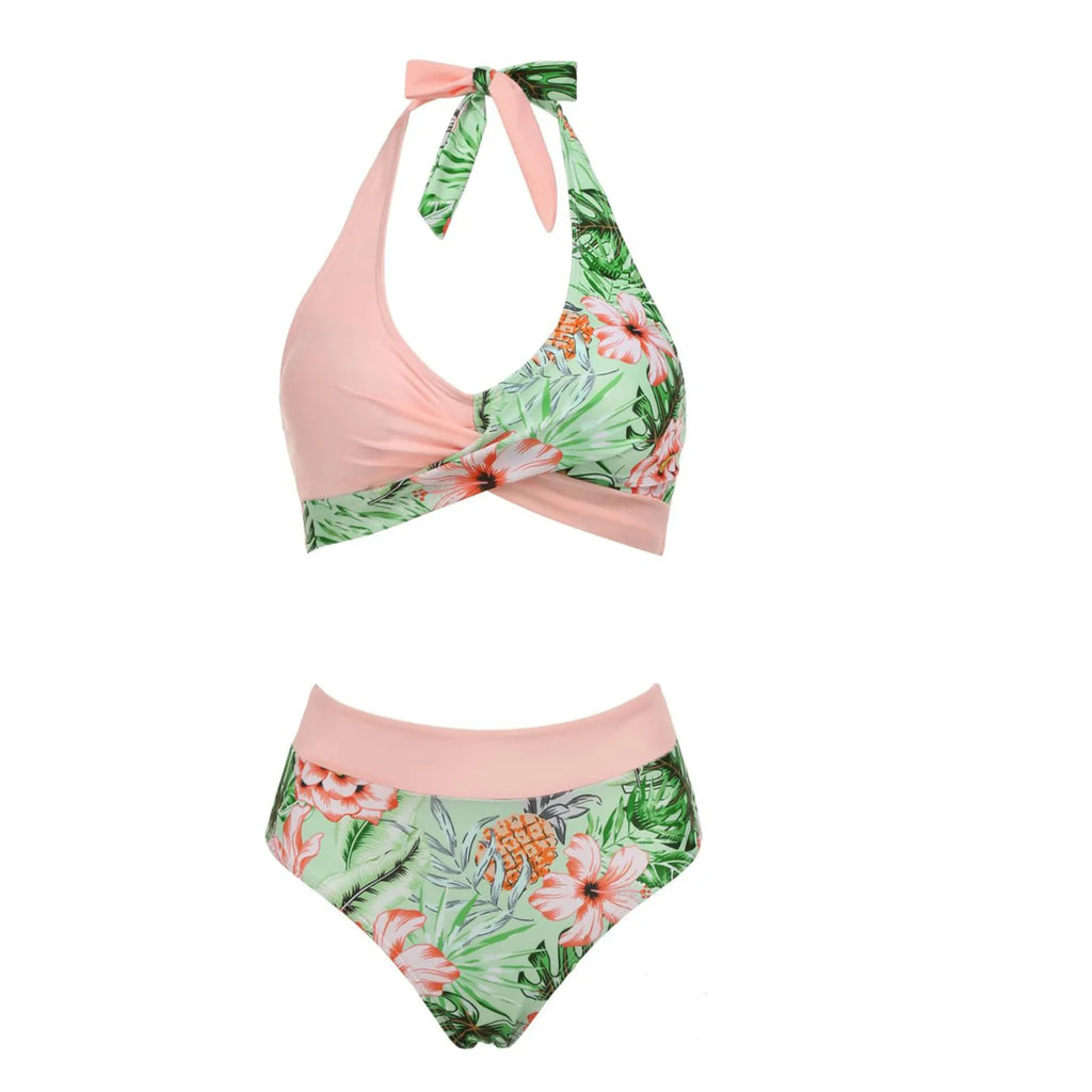 Women's Brazilian 2 Piece Bikini Set - Sexy Push Up Biquini Tanga Swimwear