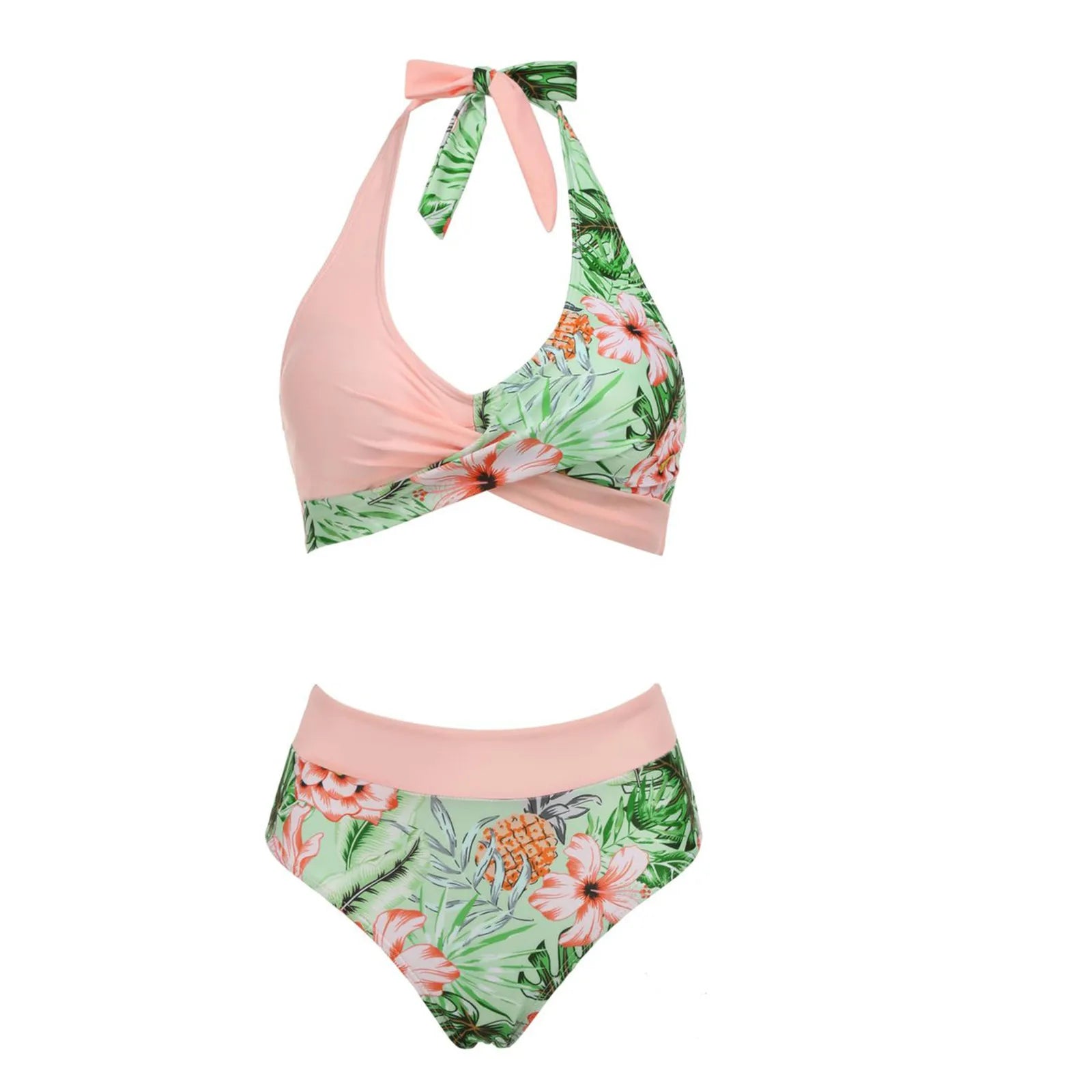 Women's Brazilian 2 Piece Bikini Set - Sexy Push Up Biquini Tanga Swimwear