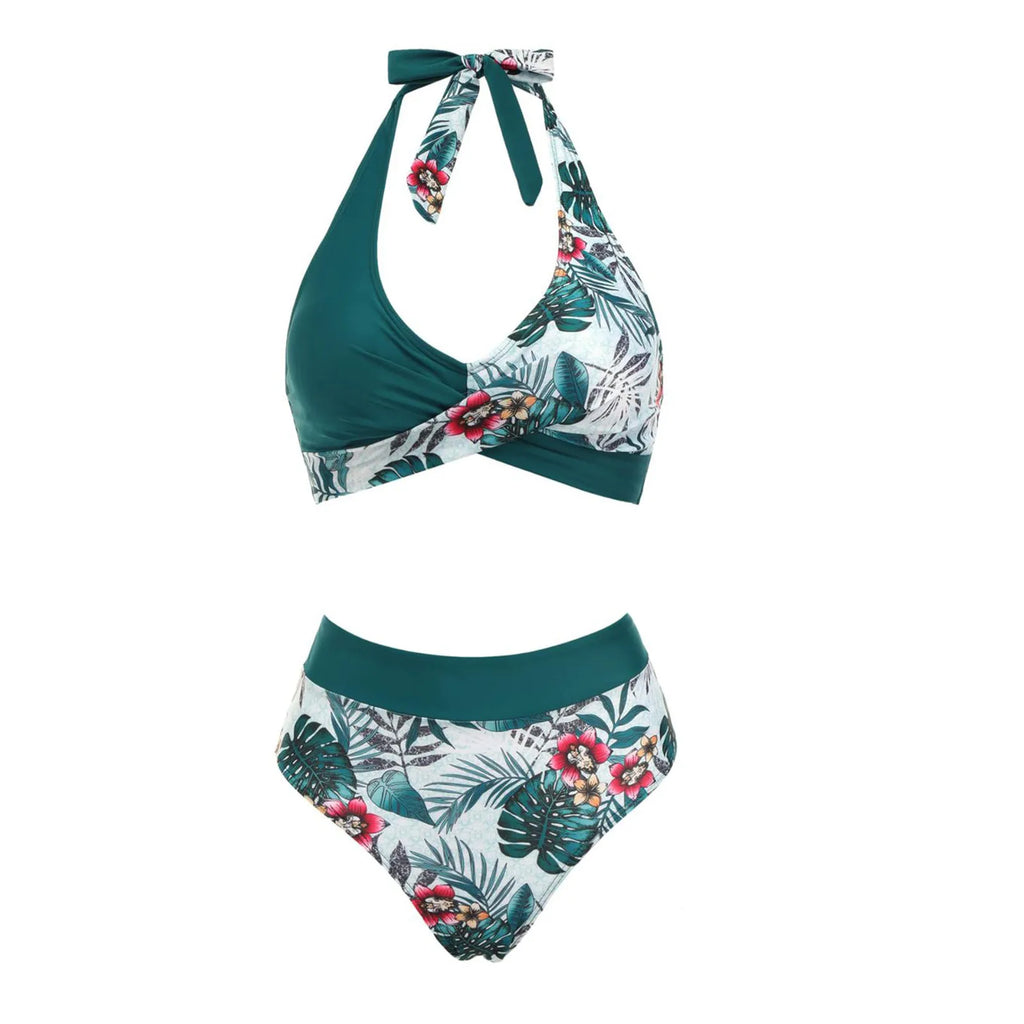 Women's Brazilian 2 Piece Bikini Set - Sexy Push Up Biquini Tanga Swimwear