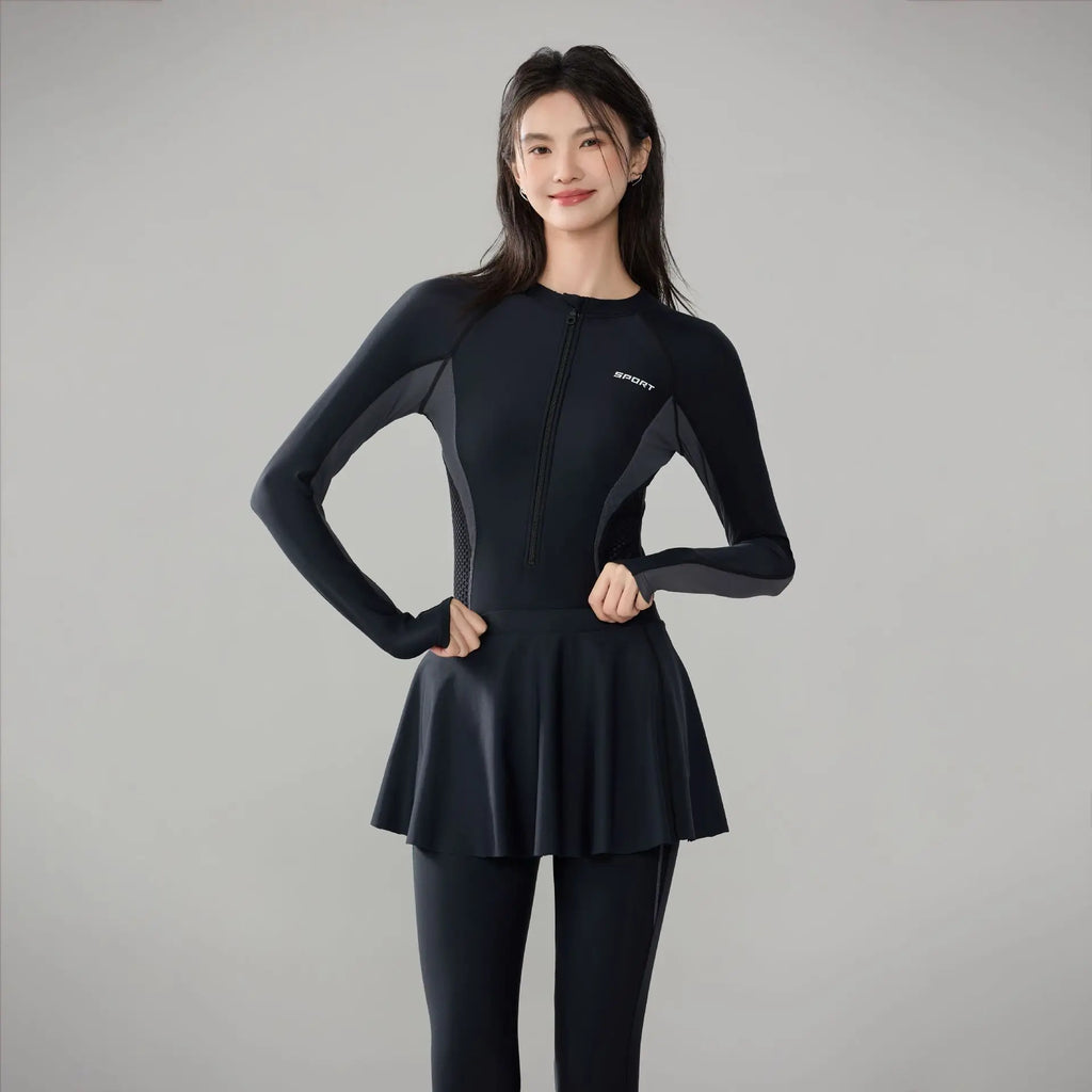 Women's UV Protection Rash Guard - Full Body WaterProof Quick-Dry Athletic Swimwear