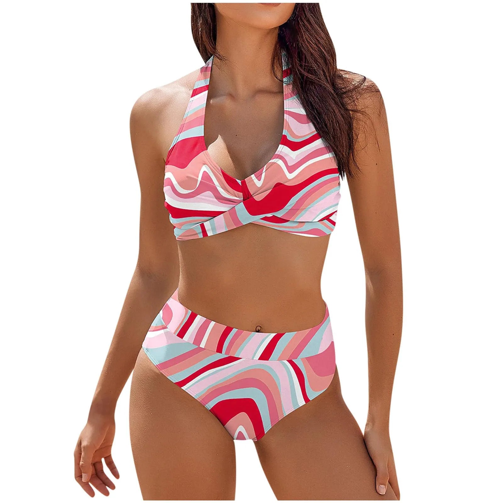 Women's Brazilian 2 Piece Bikini Set - Sexy Push Up Biquini Tanga Swimwear