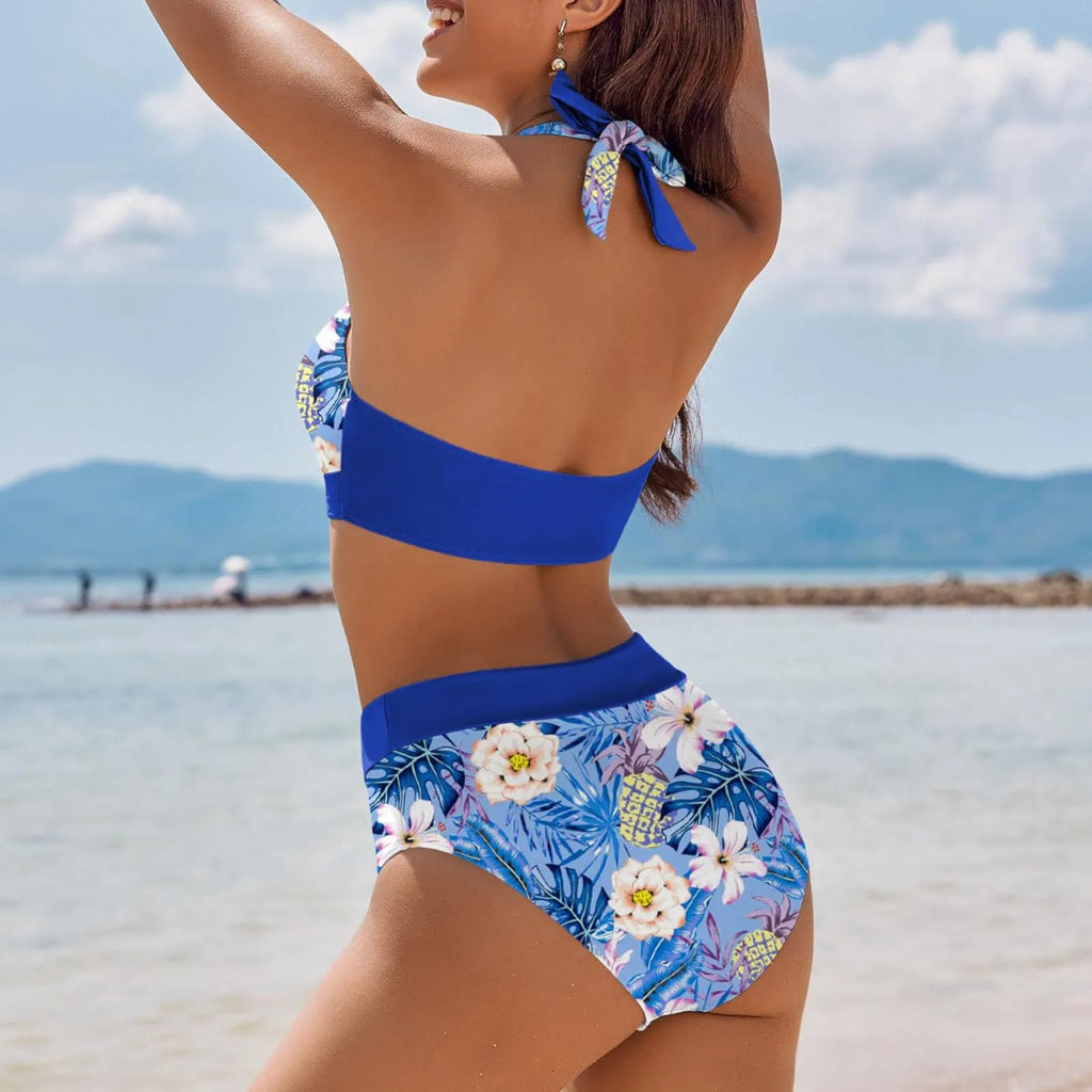 Women's Brazilian 2 Piece Bikini Set - Sexy Push Up Biquini Tanga Swimwear