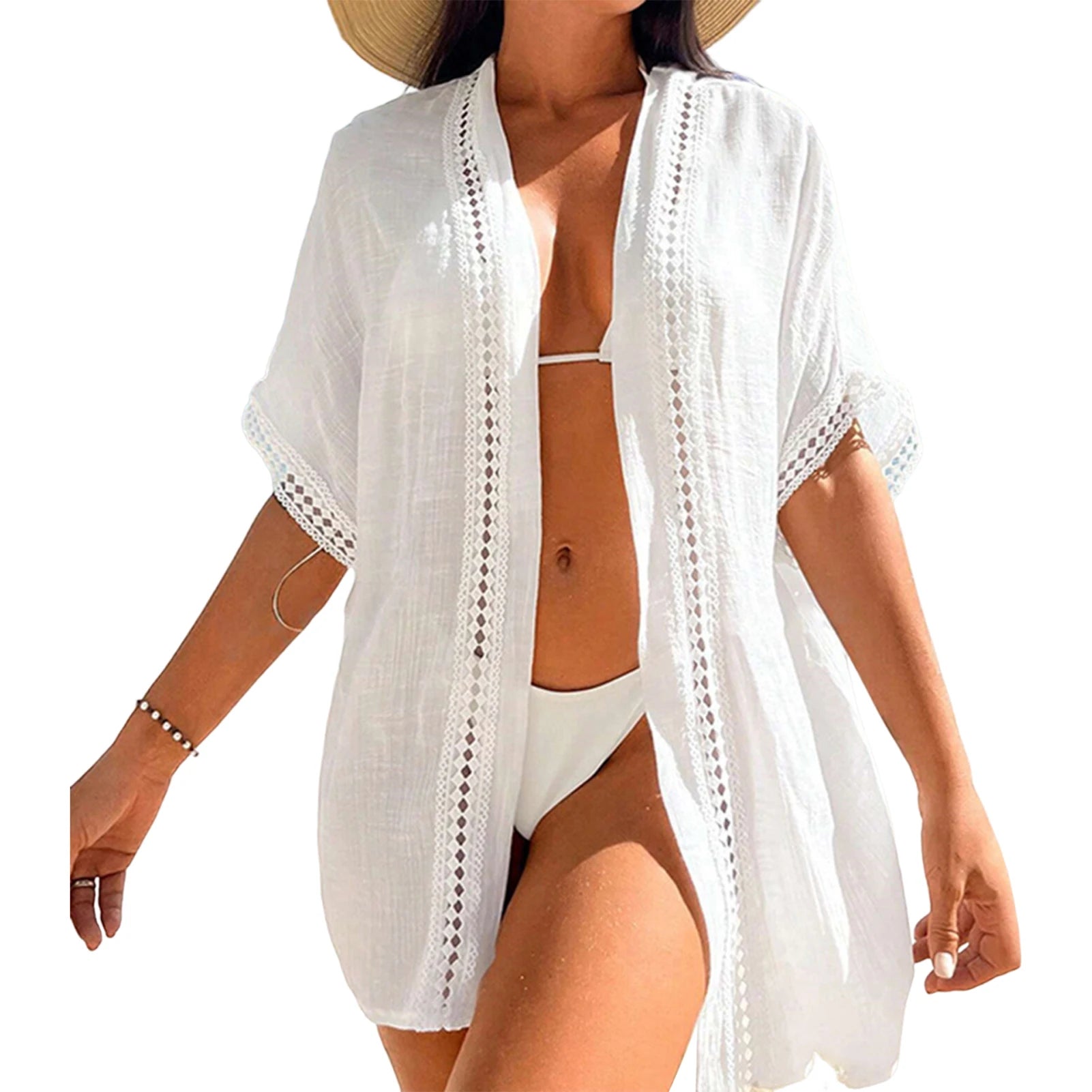 Women's Lace Beach Pareo - Tunics Cover Up for Swimsuit | Playa Beachwear