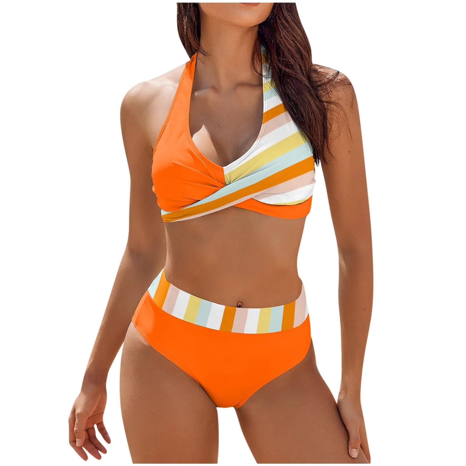 Women's Brazilian 2 Piece Bikini Set - Sexy Push Up Biquini Tanga Swimwear