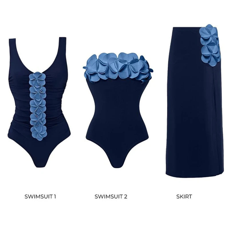 Women's Floral High Waist Swimwear | Bathsuit Beach Outfit