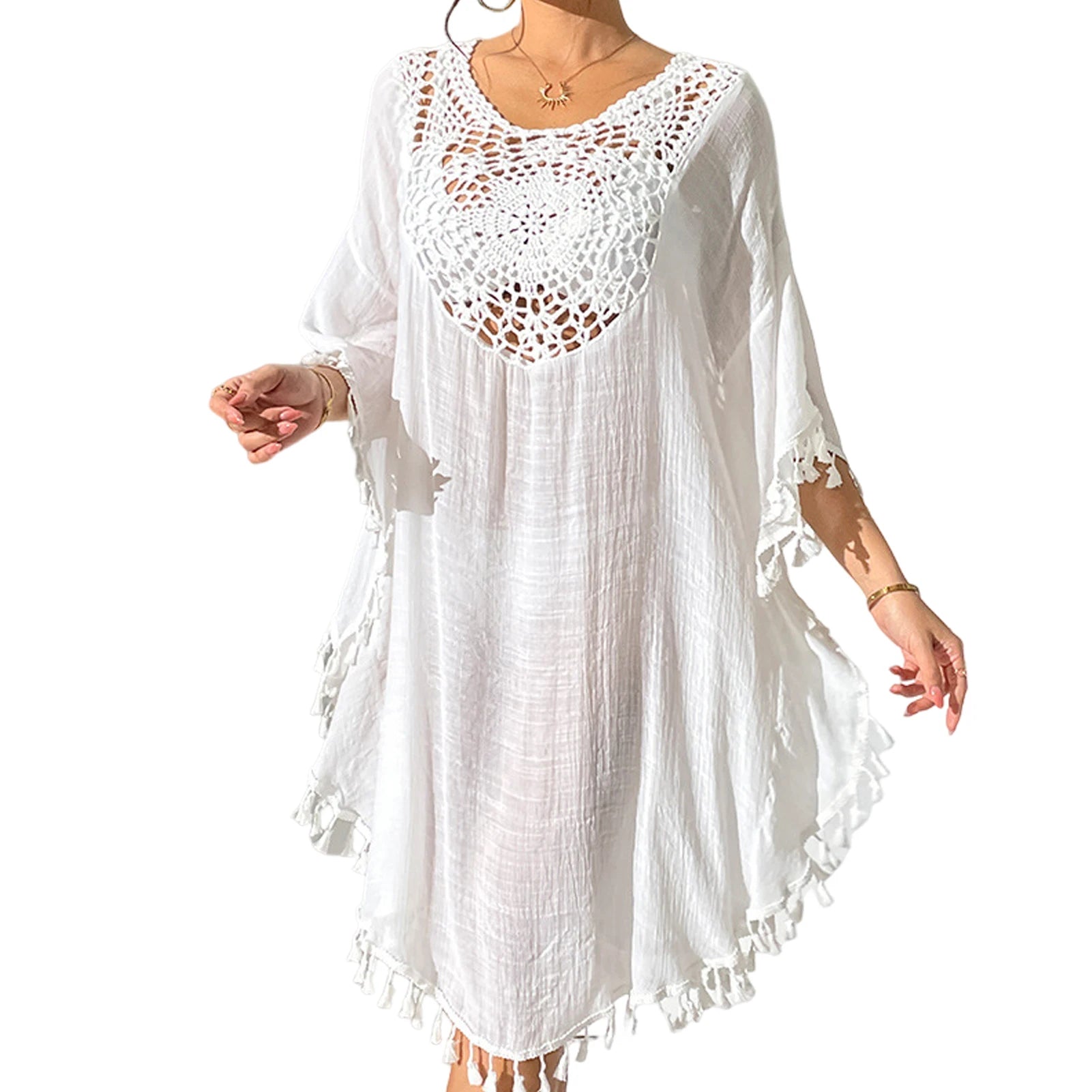 Women's Lace Beach Pareo - Tunics Cover Up for Swimsuit | Playa Beachwear