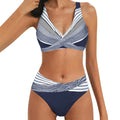 Color Block High Waist Bikini Set | Sexy Brazilian Swimsuit for Women