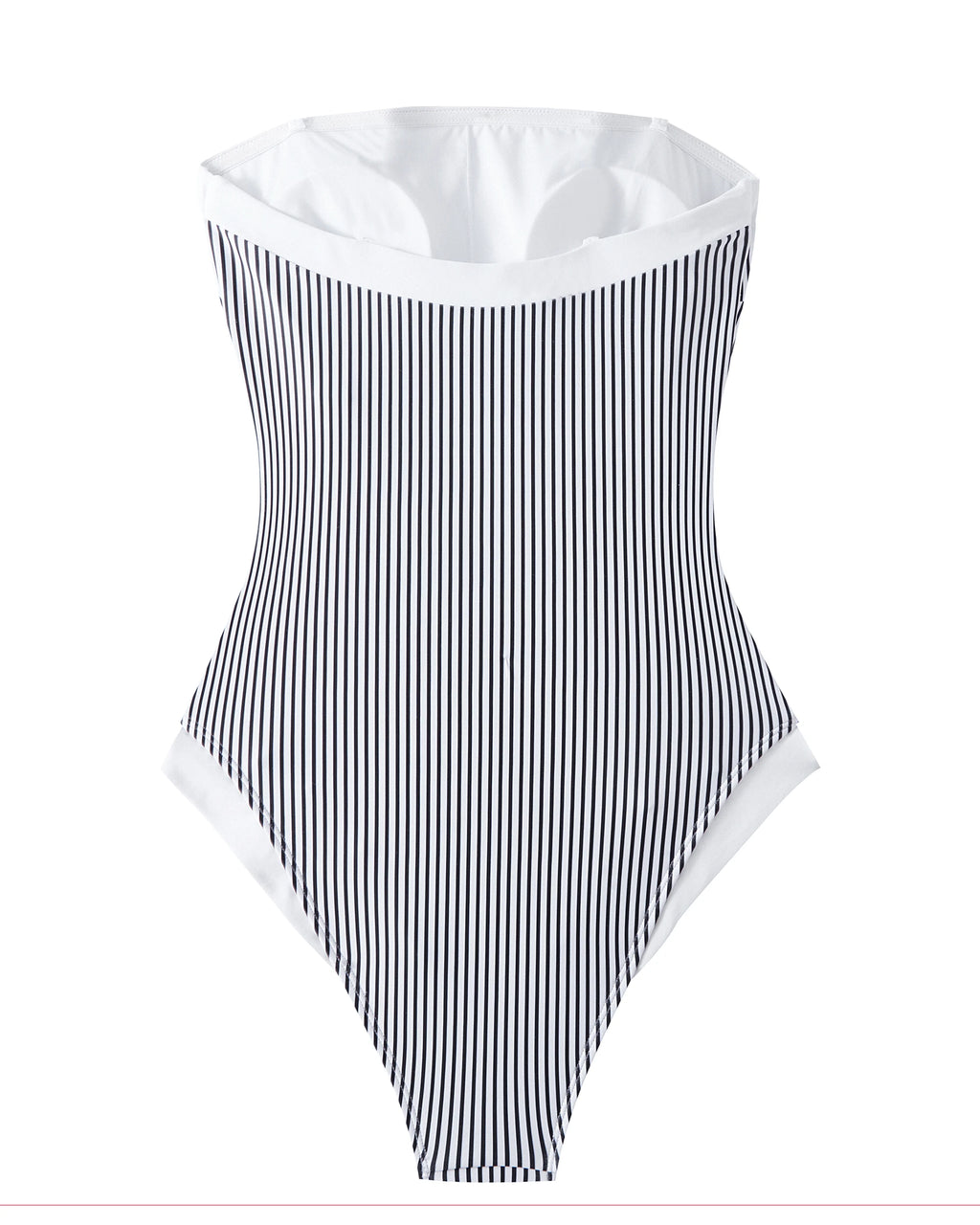 Women's Solid Halter One Piece Swimsuit | Push Up Monokini with Detachable Straps