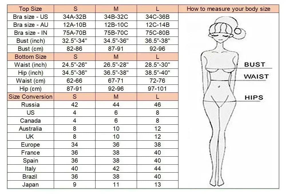 3 Piece Bandeau Bikini Set with Sarong - Women's Swimsuit for Beach & Bathing