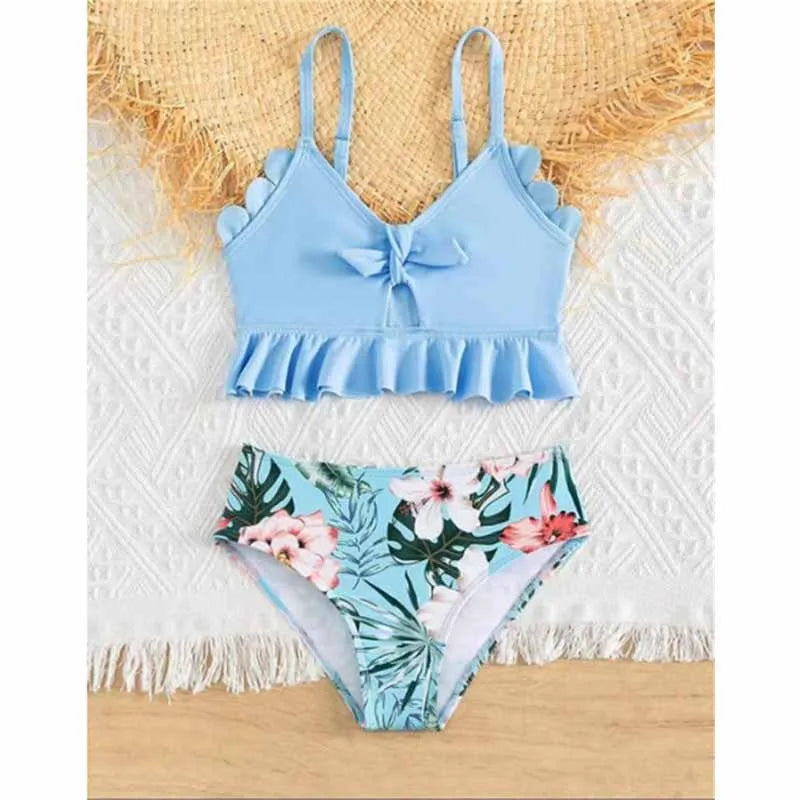 Family Matching Swimwear Set | Boys Beach Shorts & Mother Daughter Swimsuit