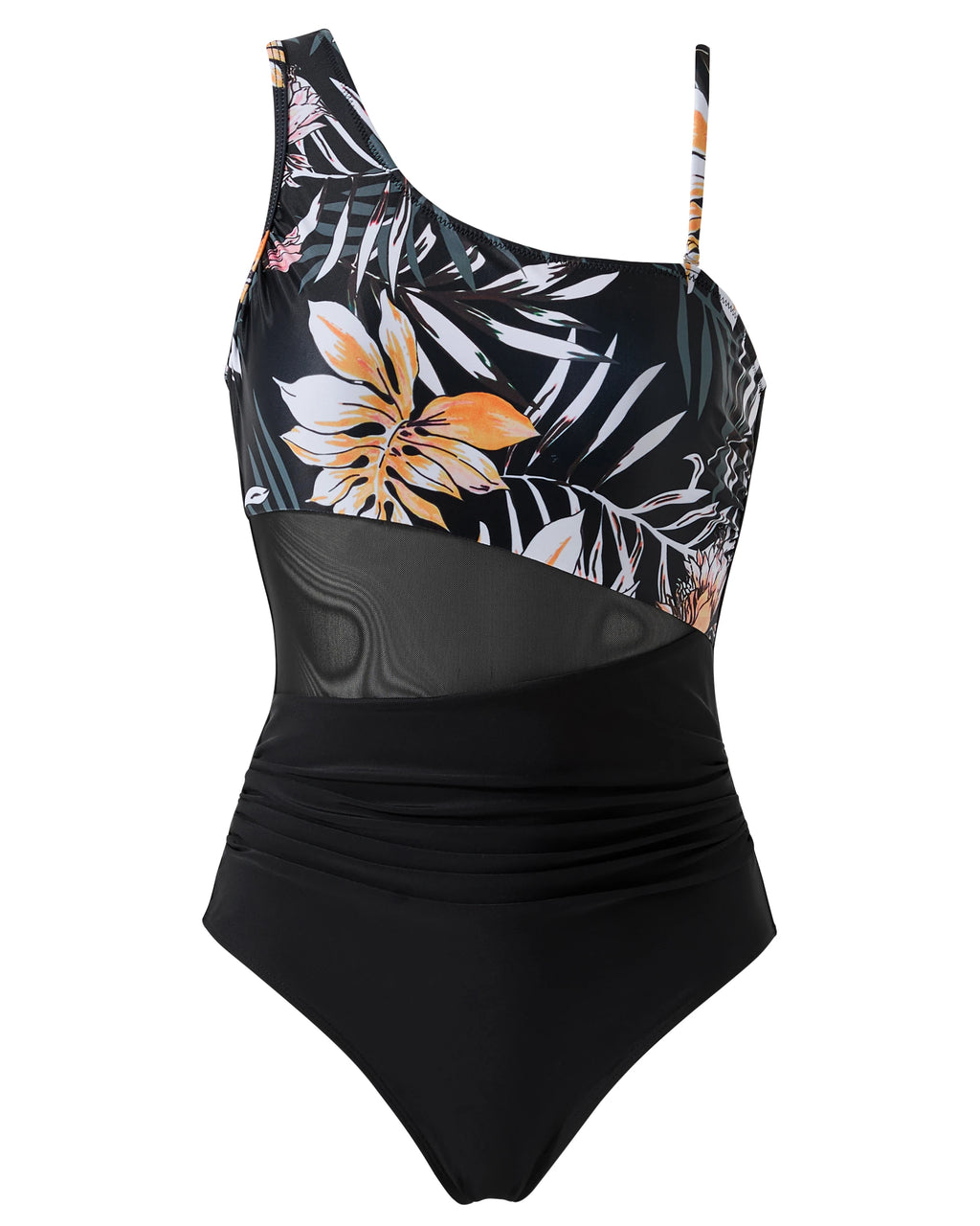 Women's One Shoulder One Piece Swimsuit | Hollow Out Monokini Beachwear