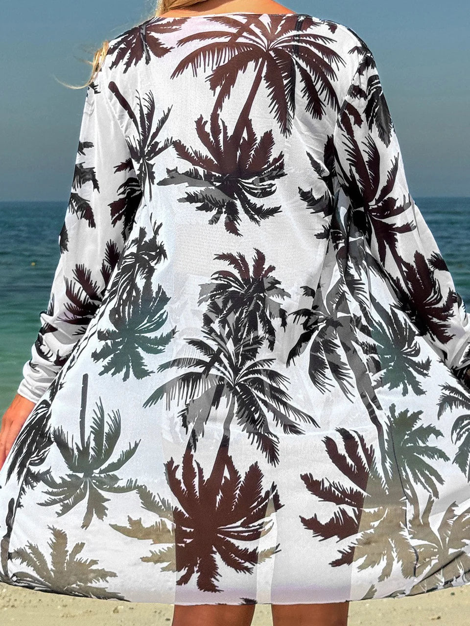 Tie Dye 3 Piece Bikini Set with Shorts - Drawstring Front High Waist Swimwear