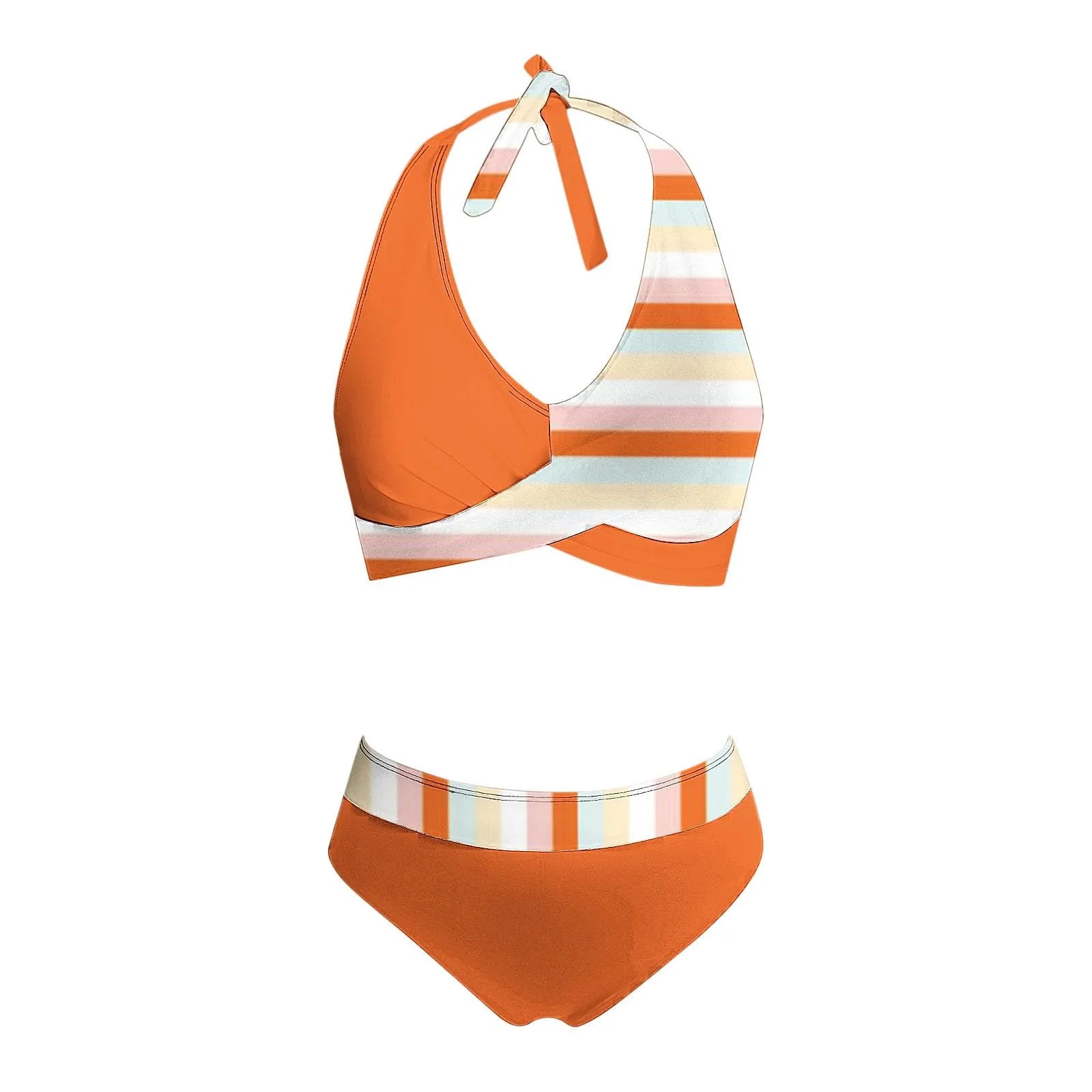 Women's Brazilian 2 Piece Bikini Set - Sexy Push Up Biquini Tanga Swimwear