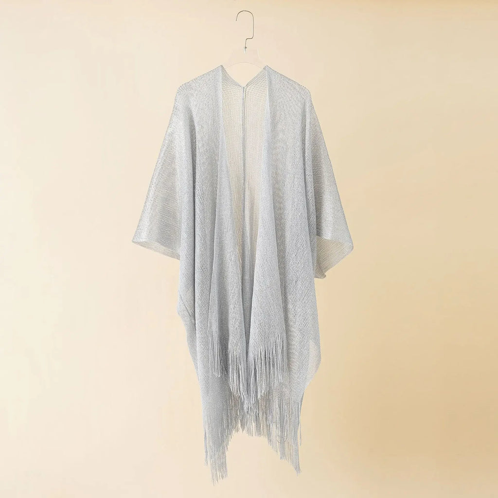 Gold Tassel Bikini Cover Up - Sexy See-Through Beach Dress Tunic for Women