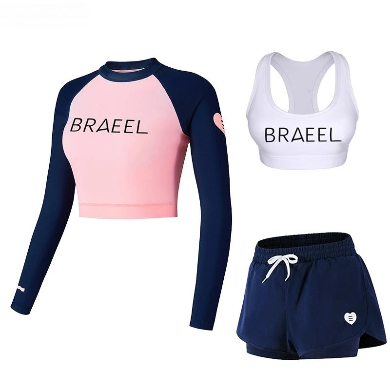 Long Sleeve UPF Rash Guard for Women | Sun Protection Surfing & Swimming Suit