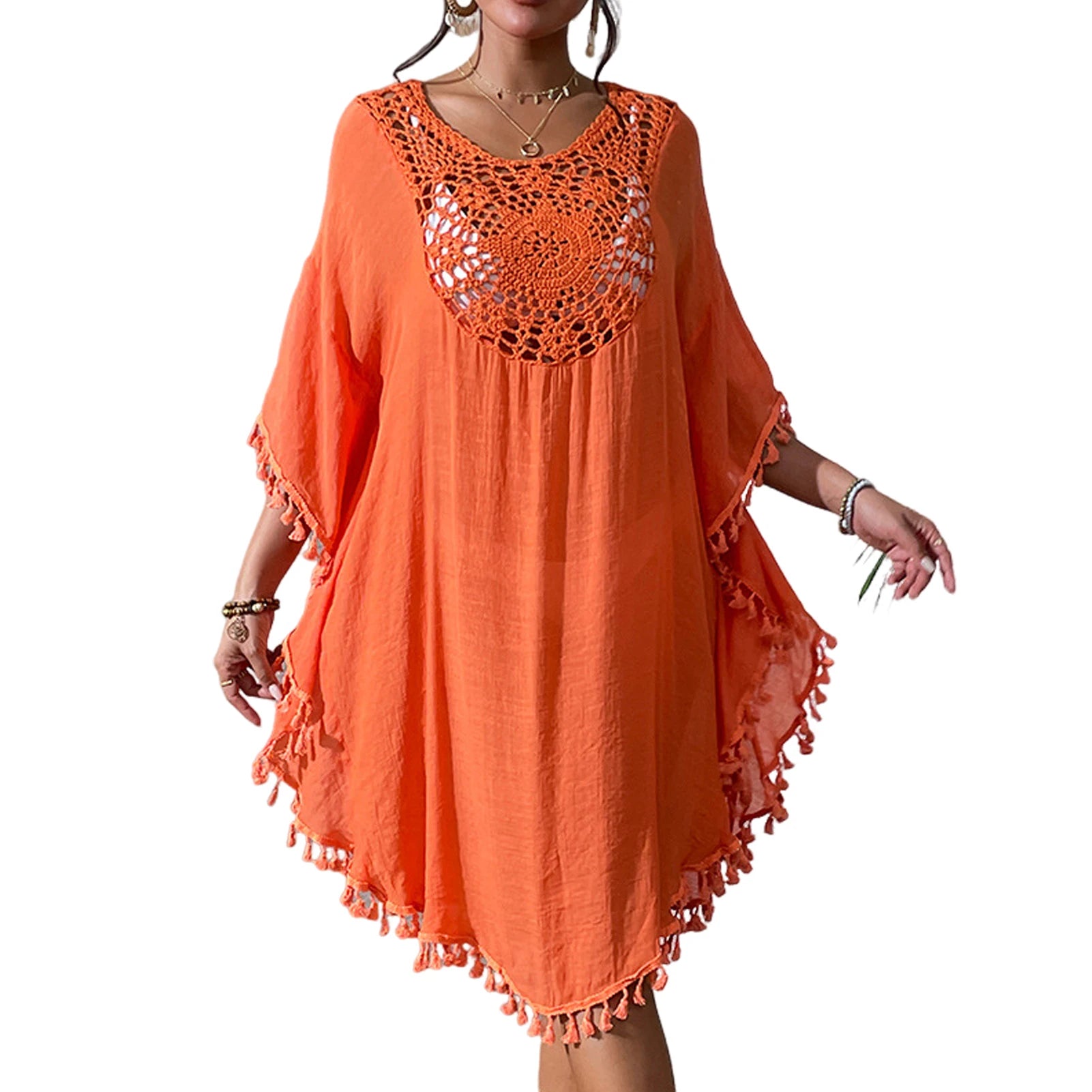 Women's Lace Beach Pareo - Tunics Cover Up for Swimsuit | Playa Beachwear