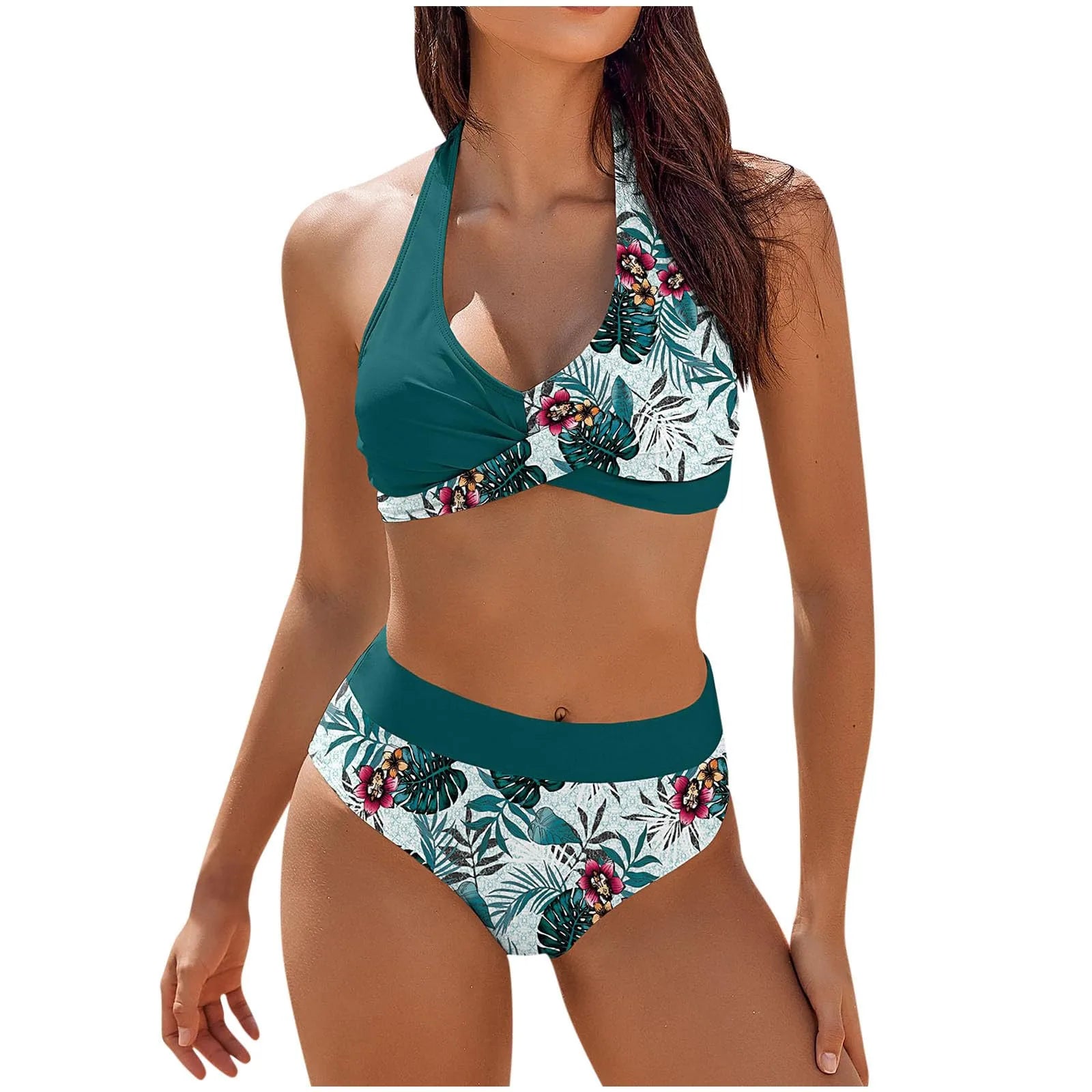 Women's Brazilian 2 Piece Bikini Set - Sexy Push Up Biquini Tanga Swimwear