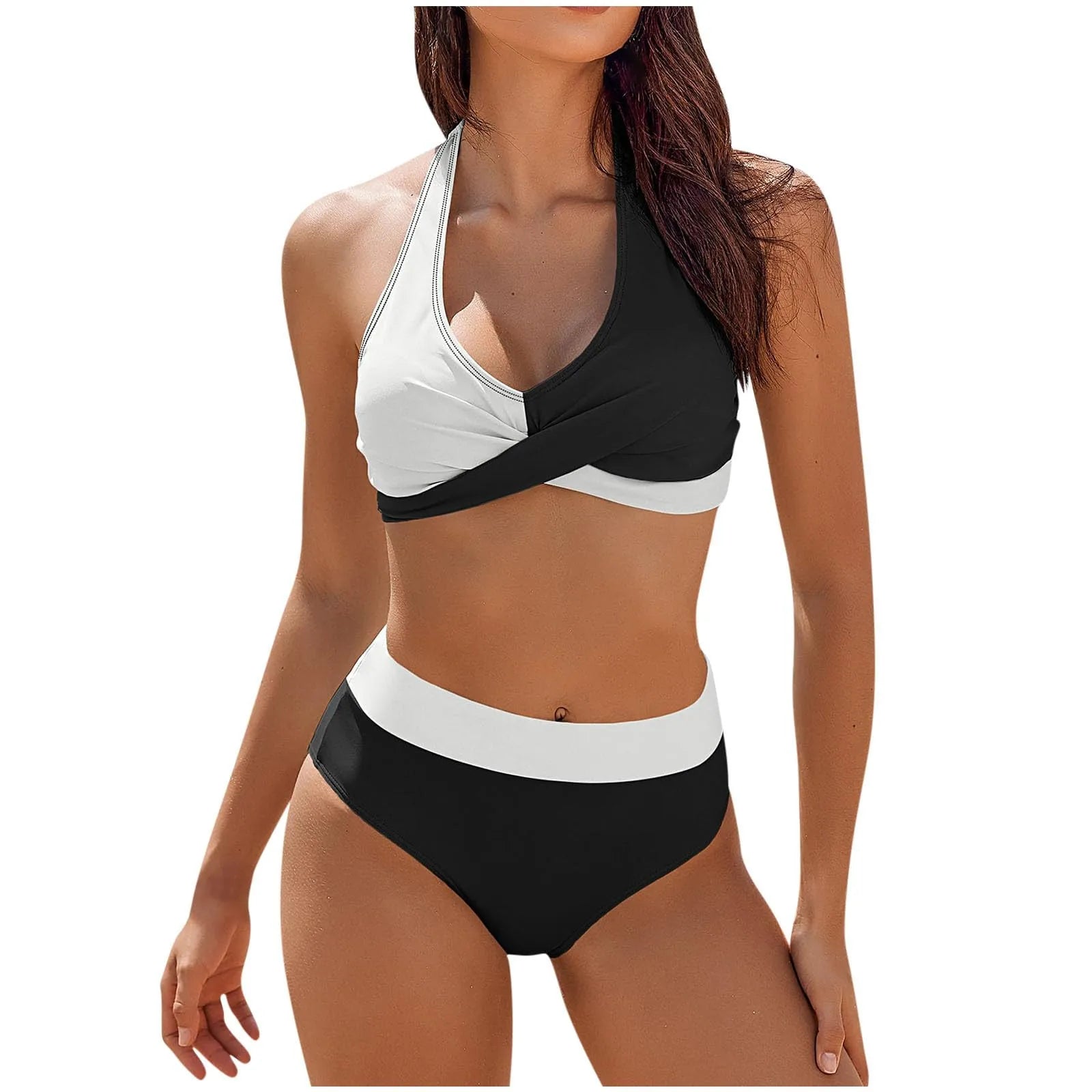 Women's Brazilian 2 Piece Bikini Set - Sexy Push Up Biquini Tanga Swimwear