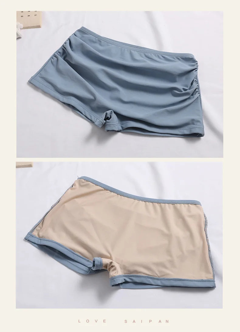 Mother-Daughter Matching Swimsuit Set | Long Sleeve Sun Protection Cover Up & Bikini 3-Piece