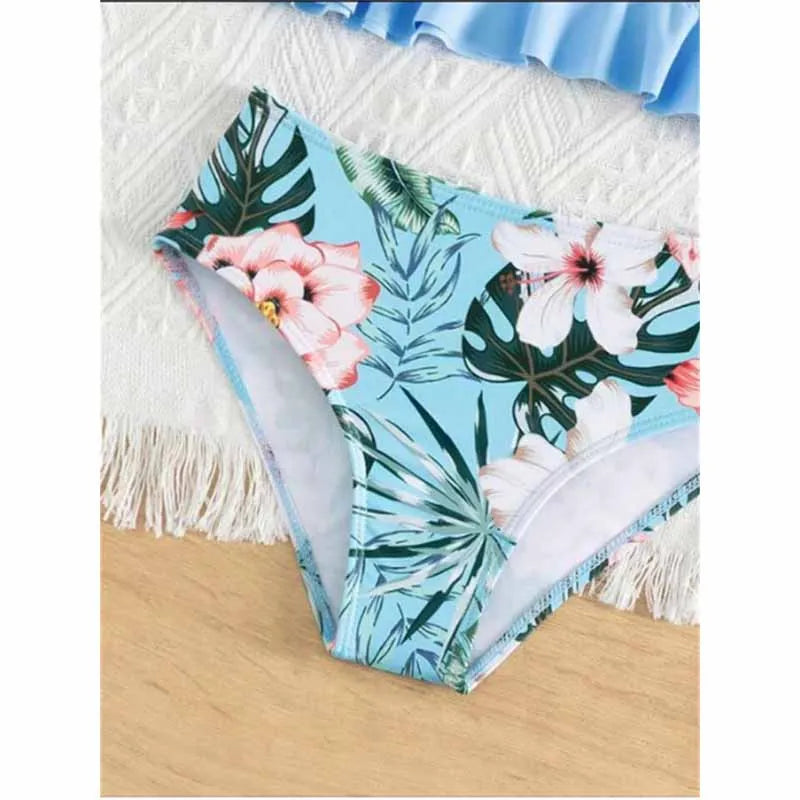 Family Matching Swimwear Set | Boys Beach Shorts & Mother Daughter Swimsuit