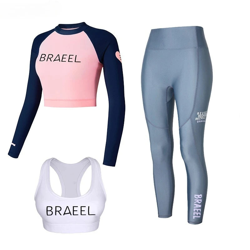 Long Sleeve UPF Rash Guard for Women | Sun Protection Surfing & Swimming Suit