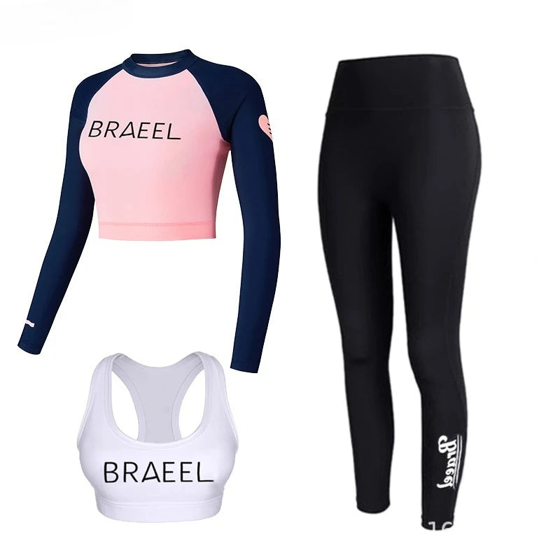 Long Sleeve UPF Rash Guard for Women | Sun Protection Surfing & Swimming Suit