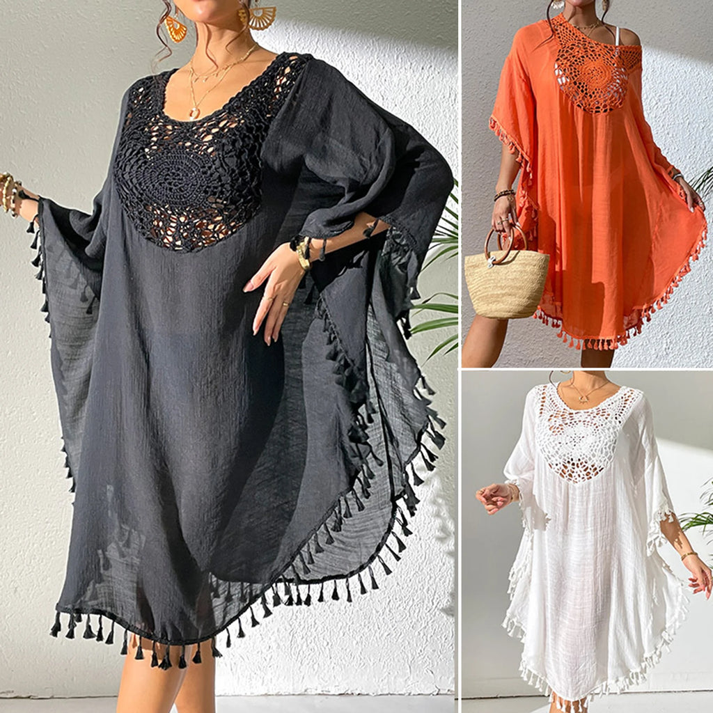 Women's Lace Beach Pareo - Tunics Cover Up for Swimsuit | Playa Beachwear