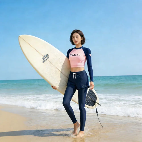 Long Sleeve UPF Rash Guard for Women | Sun Protection Surfing & Swimming Suit
