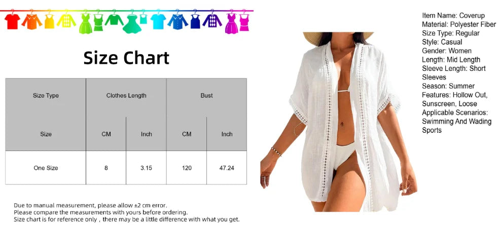Women's Lace Beach Pareo - Tunics Cover Up for Swimsuit | Playa Beachwear