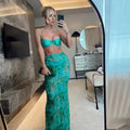 Tie-Dye 3 Piece Bikini Set - Brazilian Bandeau Swimsuit for Women | 2025 Beachwear