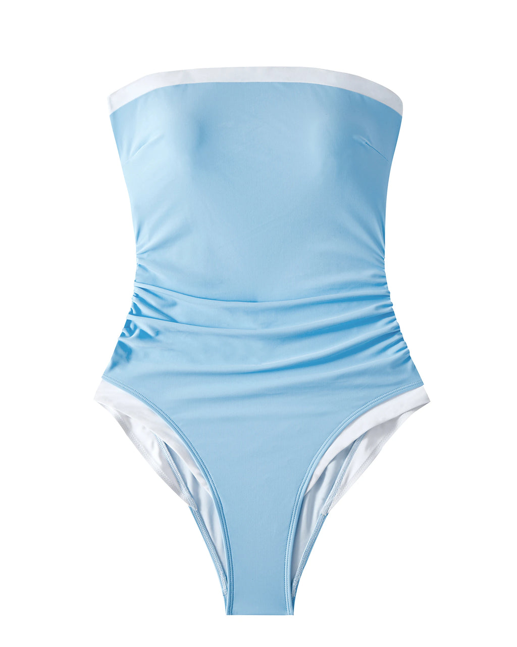 Women's Solid Halter One Piece Swimsuit | Push Up Monokini with Detachable Straps