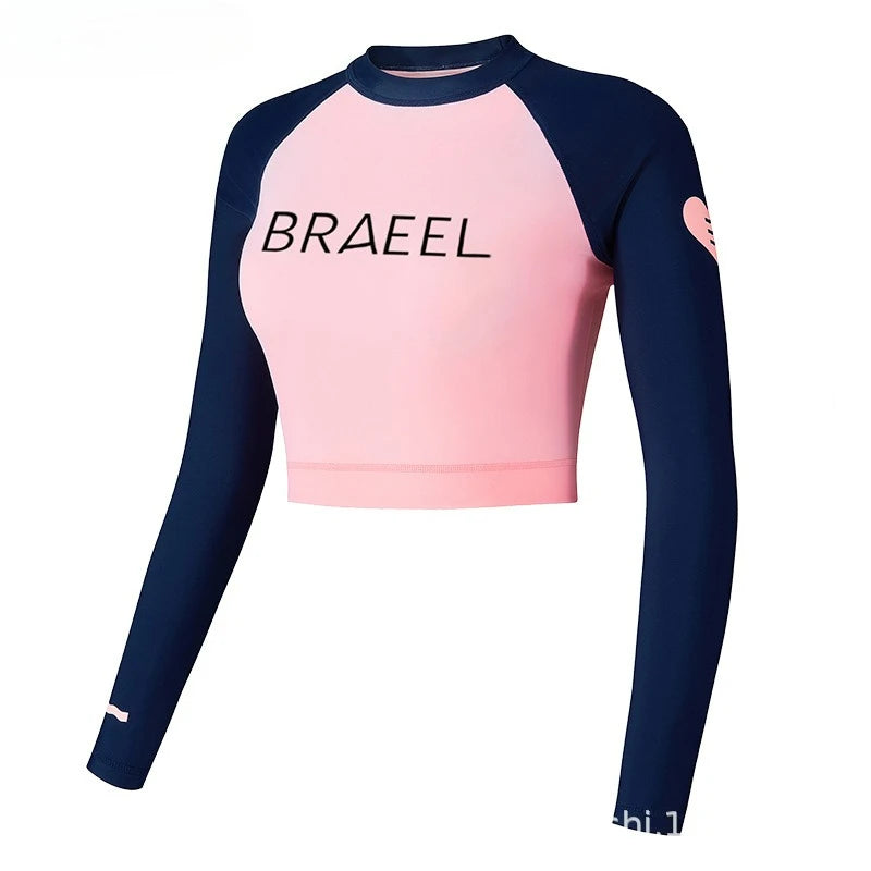 Long Sleeve UPF Rash Guard for Women | Sun Protection Surfing & Swimming Suit