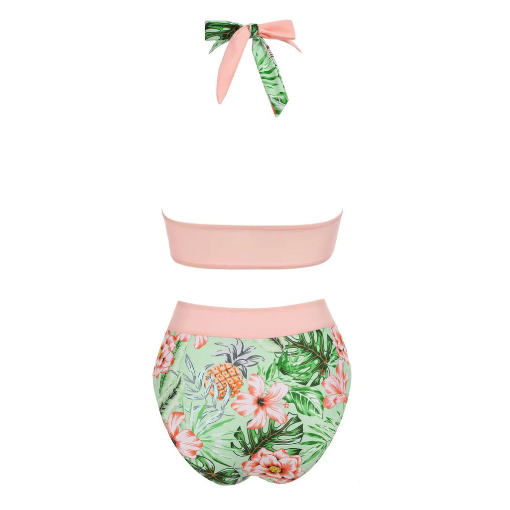 Women's Brazilian 2 Piece Bikini Set - Sexy Push Up Biquini Tanga Swimwear