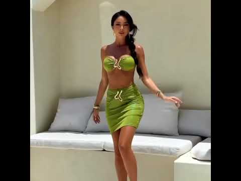 3 Piece Bandeau Bikini Set with Sarong - Women's Swimsuit for Beach & Bathing