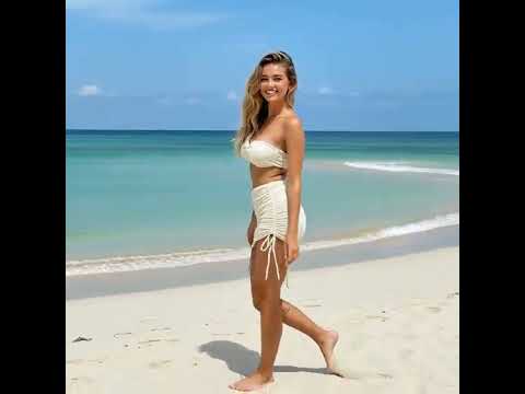 Solid Color 3 Piece Bikini Set - Single Shoulder Sexy Backless Swimsuit with Skirt